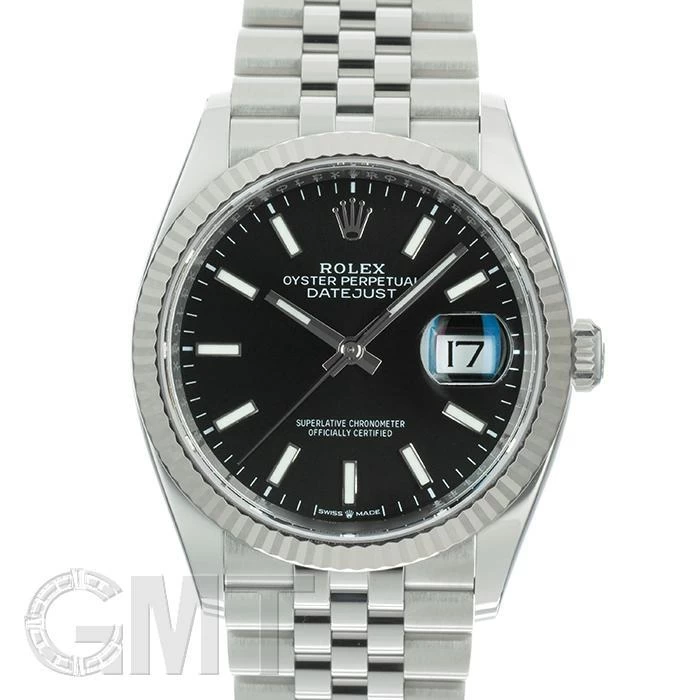 ROLEX DATEJUST 36 126234 BLACK WARRANTY CARD 2022 ACCESSORIES COMPLETE RANDOM SERIAL ROLEX 