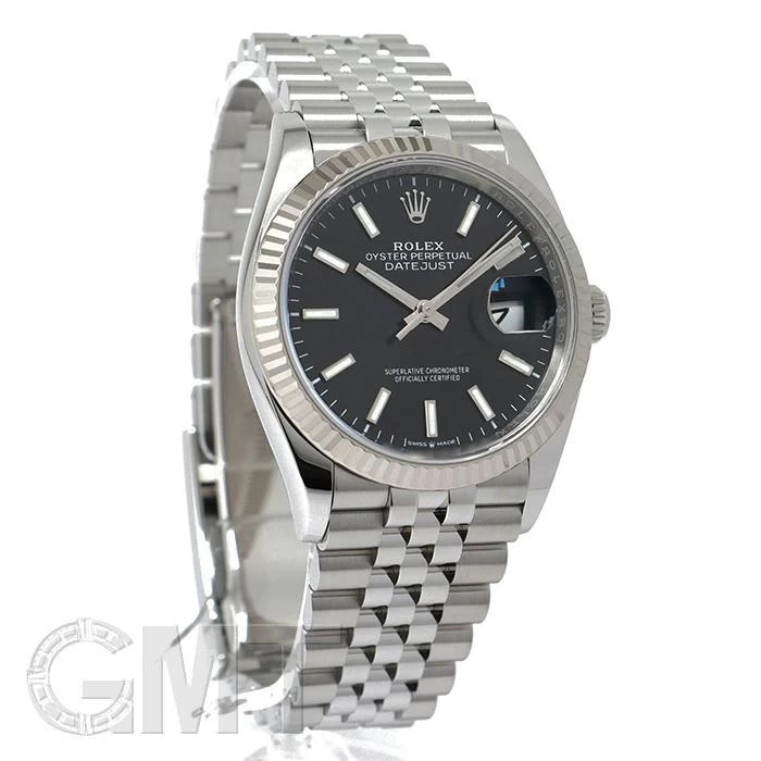 ROLEX DATEJUST 36 126234 BLACK WARRANTY CARD 2022 ACCESSORIES COMPLETE RANDOM SERIAL ROLEX 