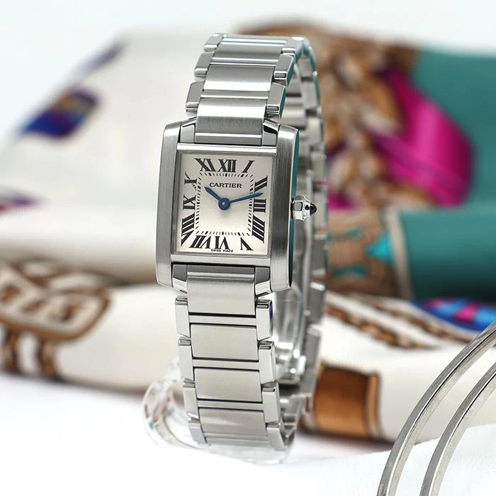Cartier Tank Française SM W51008Q3 CARTIER Ladies 