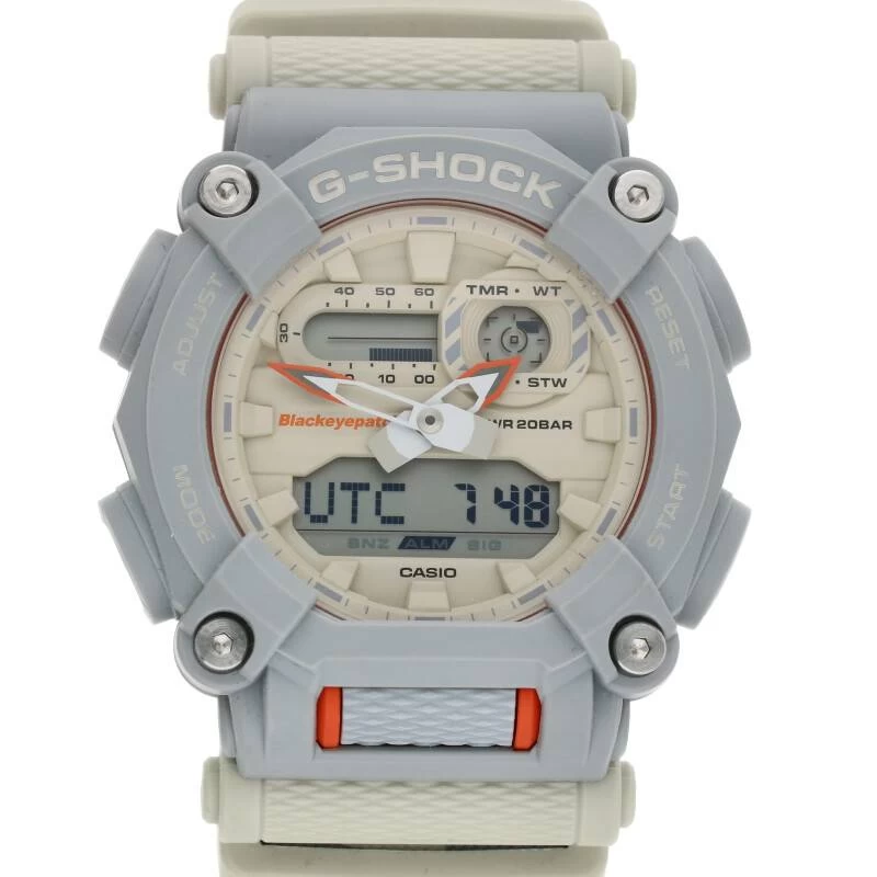 Black Eye Patch BlackEyePatch x Casio Casio GA-900BEP-8AJR Analog Digital Quartz (gray x orange) [123032] [BS99] [Accessory] bb170 #rinkan *B