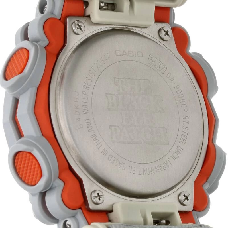 Black Eye Patch BlackEyePatch x Casio Casio GA-900BEP-8AJR Analog Digital Quartz (gray x orange) [123032] [BS99] [Accessory] bb170 #rinkan *B