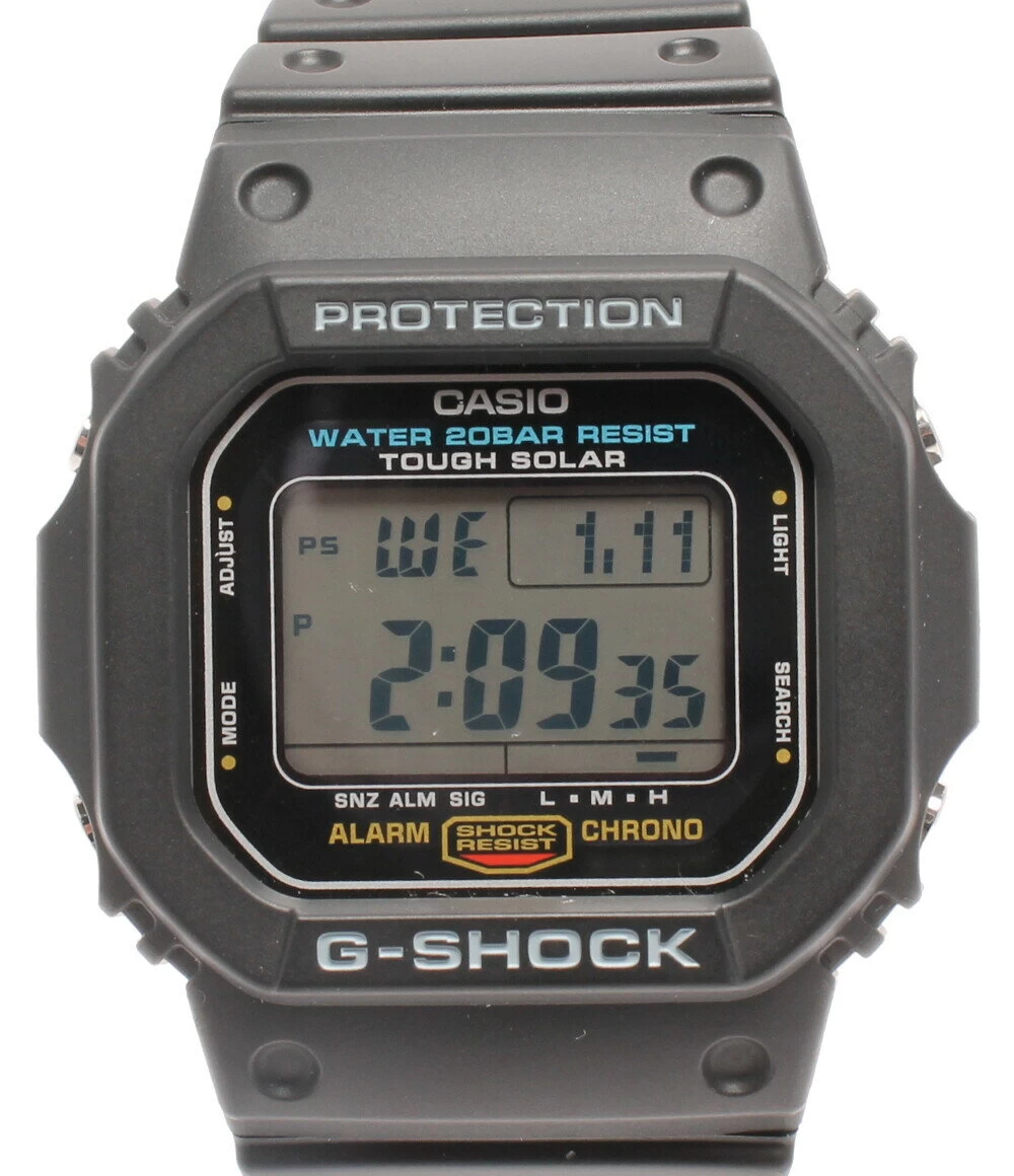 Good Condition Casio TOUGH SOLAR G-SHOCK Solar G-5600UE CASIO