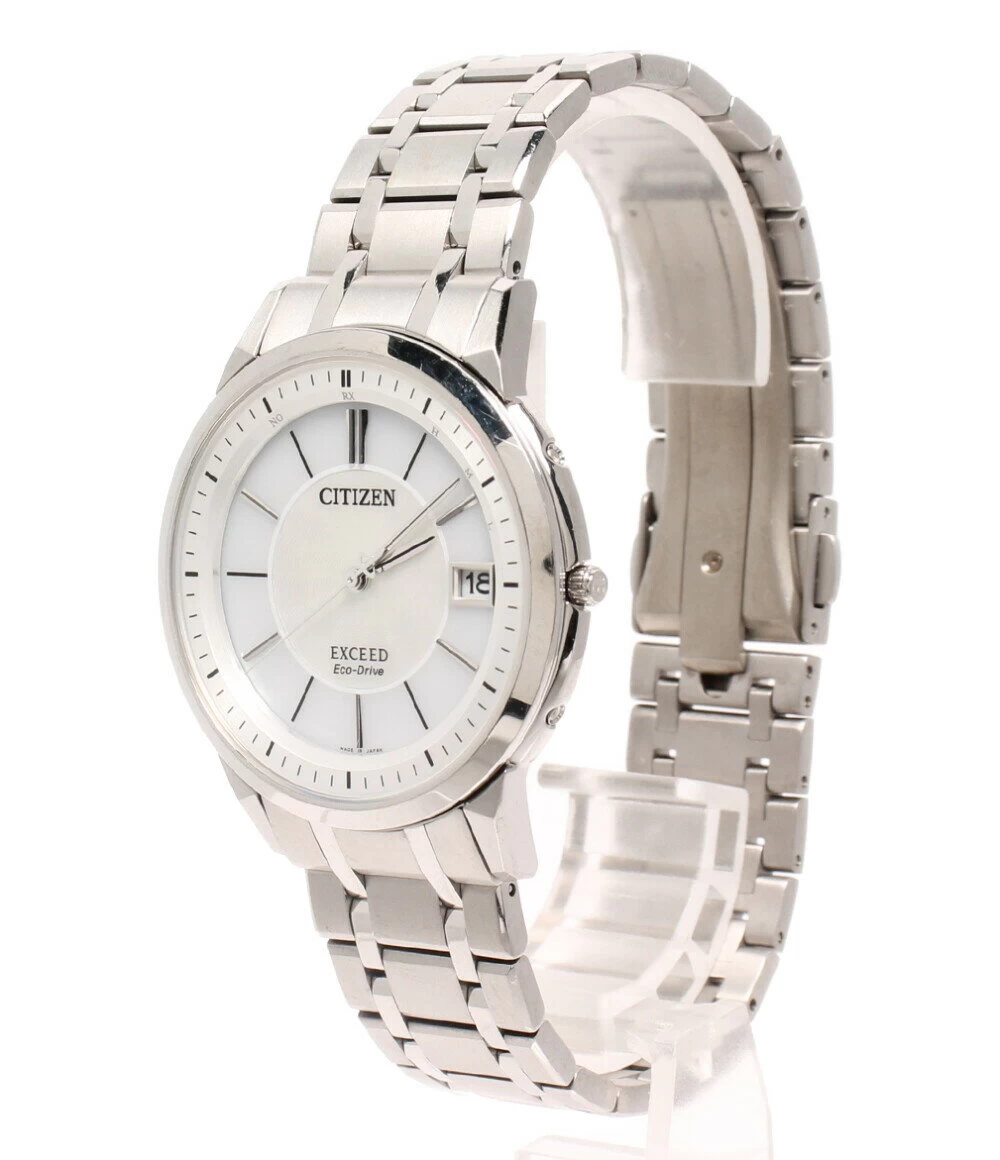  CITIZEN ECO-DRIVE EXCEED SOLAR WHITE H113-T016189 CITIZEN