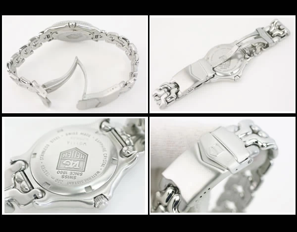 TAG HEUER ★ RARE BEAUTIFUL CELL SERIES WG111A NAVY DIAL QUARTZ BRAND FINISHED 6676