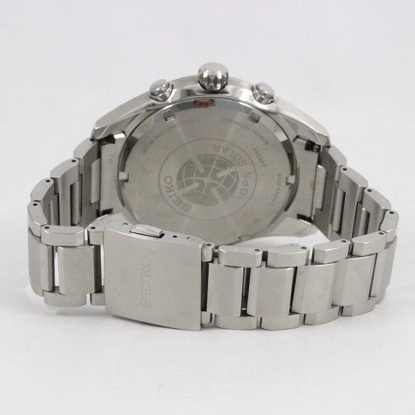 SEIKO Seiko Astron 8X Series World Time GPS Satellite Radio Wave Solar Titanium Blue Dial SBXB109/8X22-0AG0-2