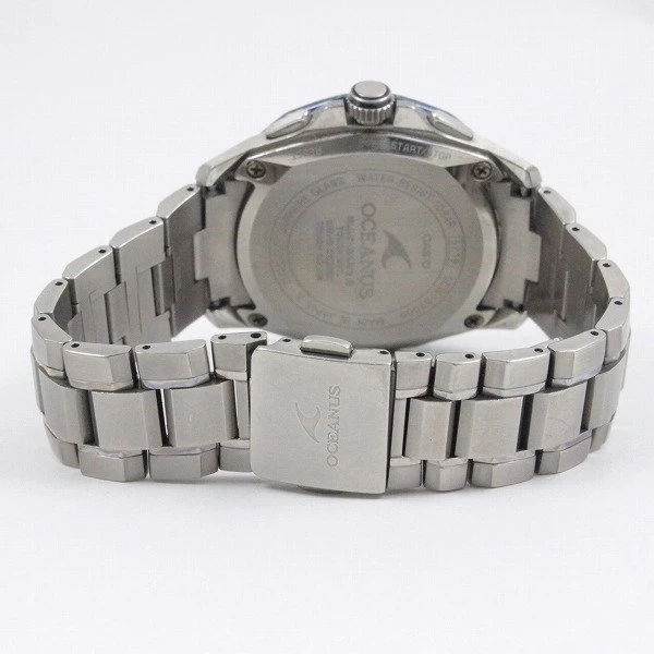 Casio Cyanus Manta Solar Radio Wave Titanium Aquamarine Blue OCW-S2000P-2AJF