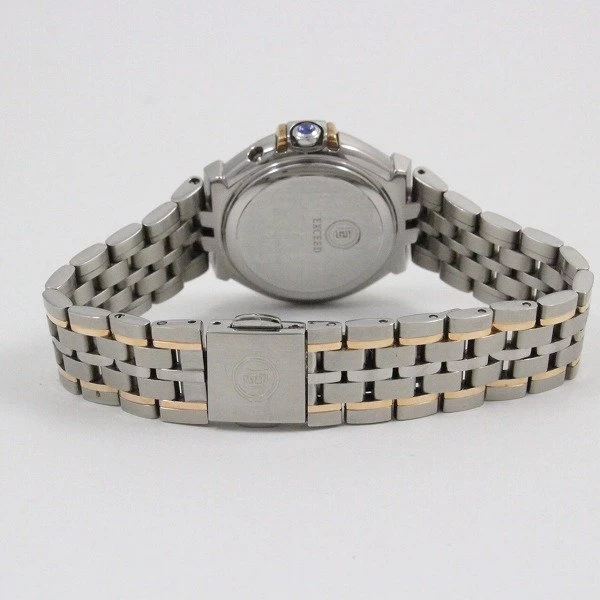 Citizen Exceed Euro Eco-Drive Radio Wave Ladies 6P Diamond Shell Dial ES1036-50A