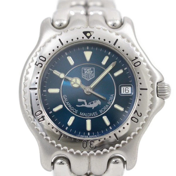 TAG HEUER S/EL Galapagos Maldives Bora Bora Limited Edition Quartz Genuine SS Belt WG111K