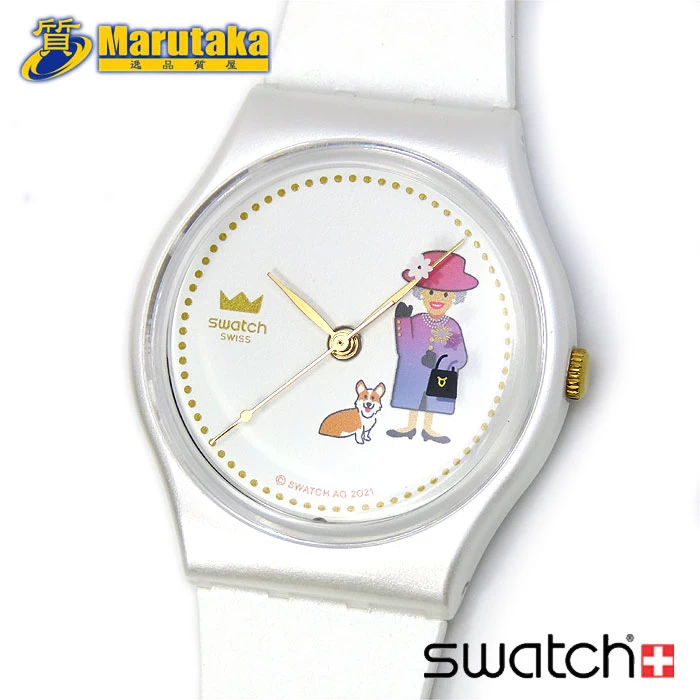 Swatch Queen Elizabeth 70th Anniversary Model HOW MAJESTIC GZ711 SPECIAL PACKAGE JUBILEE 