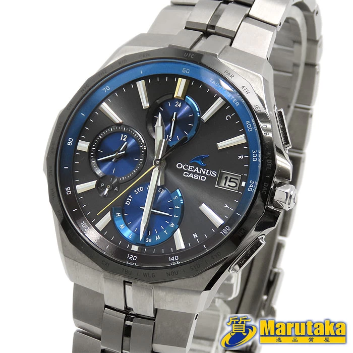 Casio Cyanus Manta OCW-S5000E-1AJF Tough Solar Solar Charging System Watch Titanium Itsuki Marutaka