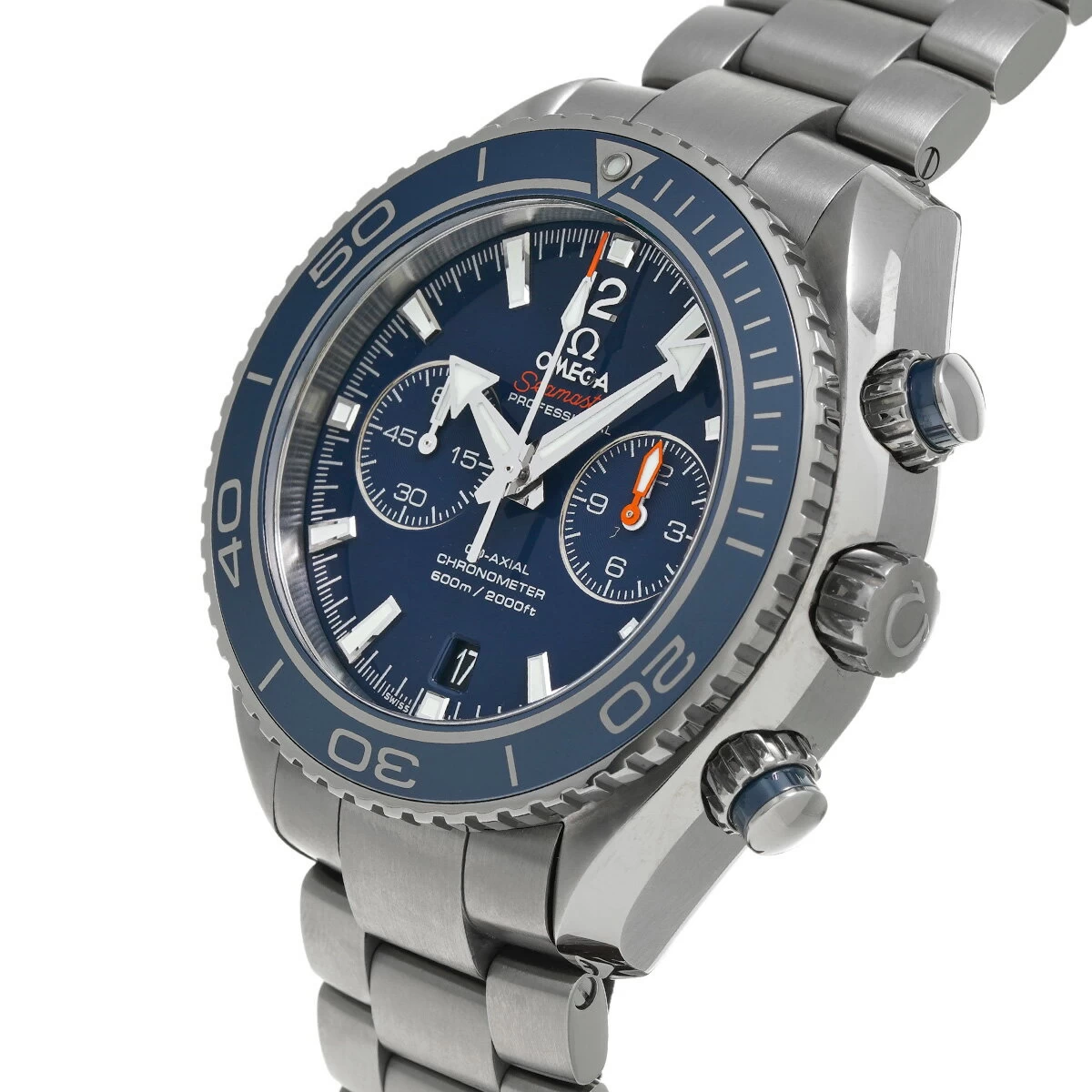  Omega Omega Seamaster Planet Ocean 600 Co-Axial Chronograph 232.90.46.51.03.001 Blue 