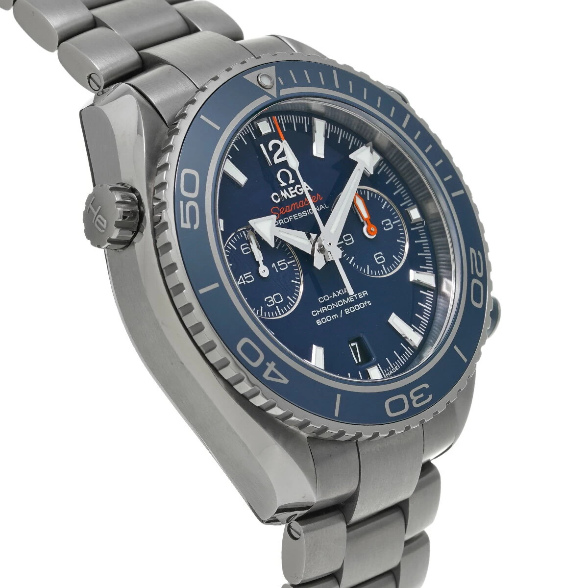  Omega Omega Seamaster Planet Ocean 600 Co-Axial Chronograph 232.90.46.51.03.001 Blue 