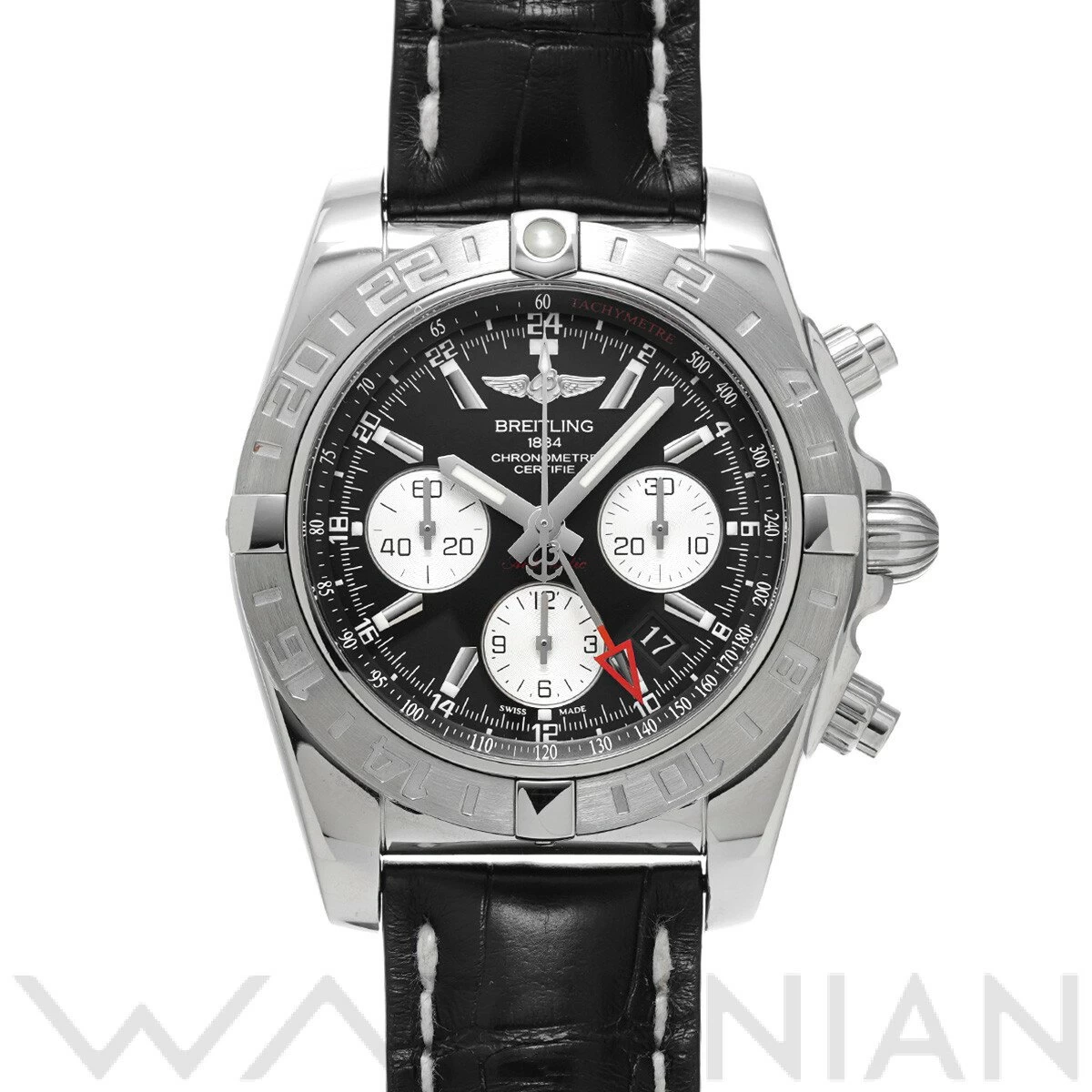 Breitling Breitling Chronomat 44 GMT AB0420 Black/Silver 
