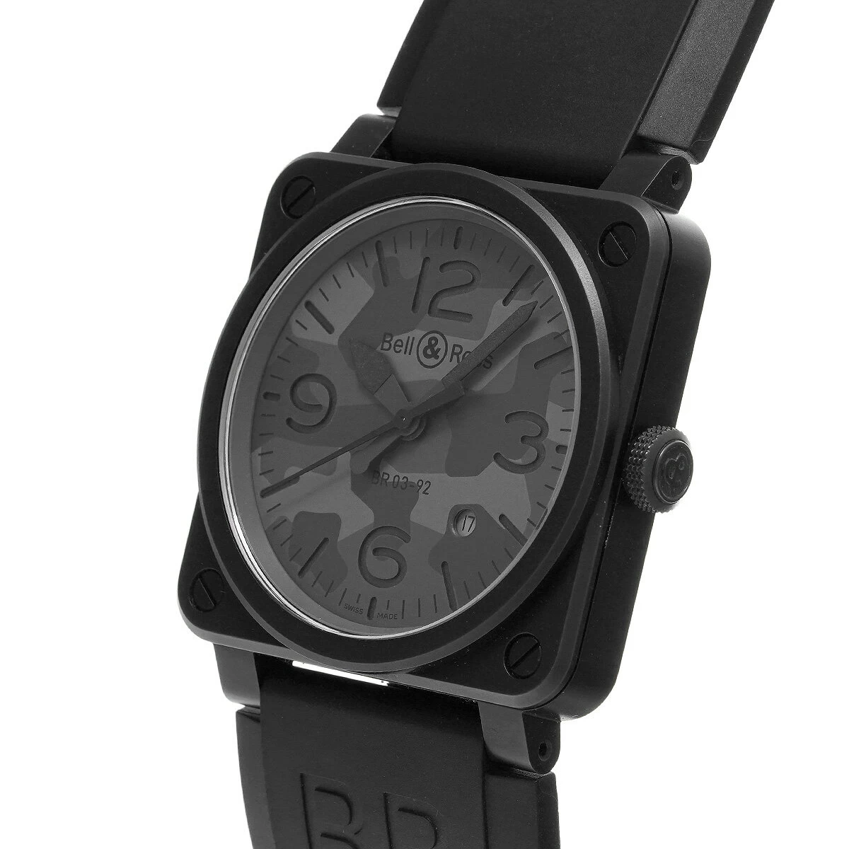  Bell & Ross Bell & Ross BR 03-92 black camo BR0392-CAMO-CE/SRB black grey camouflage 