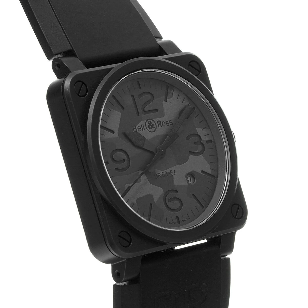  Bell & Ross Bell & Ross BR 03-92 black camo BR0392-CAMO-CE/SRB black grey camouflage 