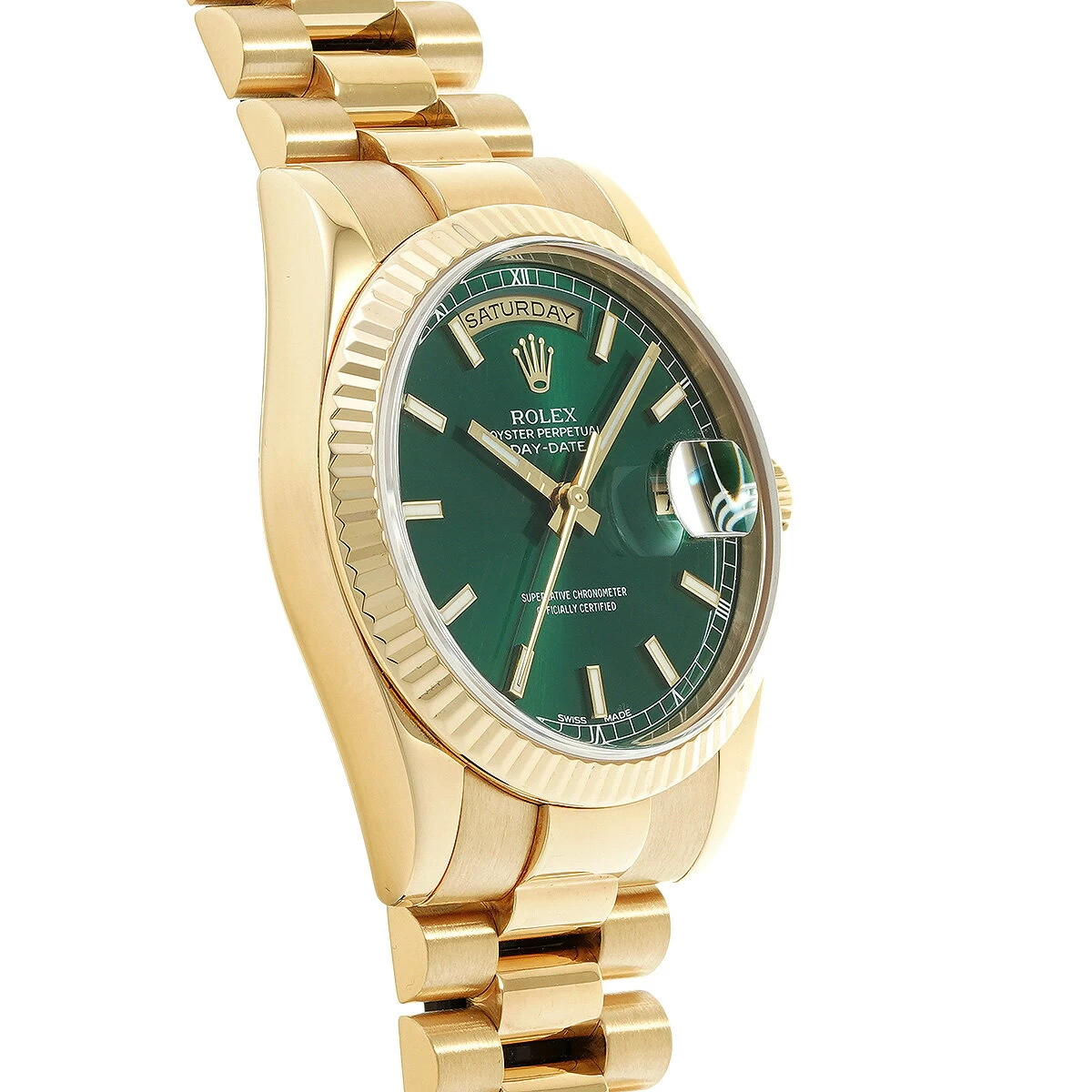  Rolex Rolex Day-Date 36 118238 F number (manufactured around 2003) green 