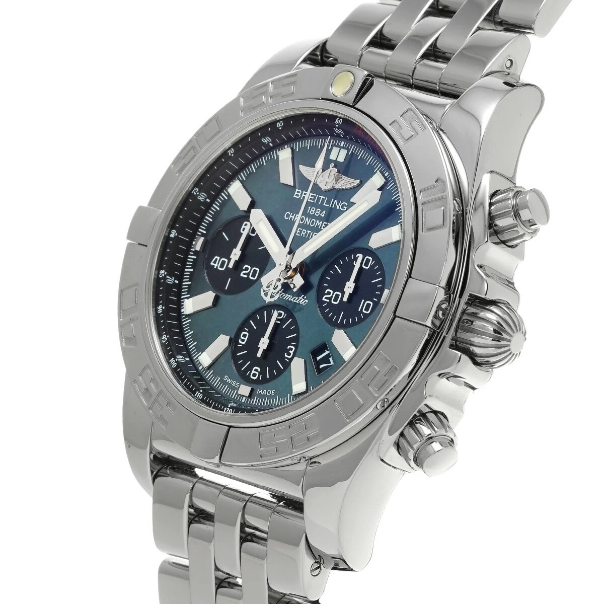  Breitling Breitling Chronomat 44 Black Mother of Pearl AB01114K/BD34 Black Shell/Black 