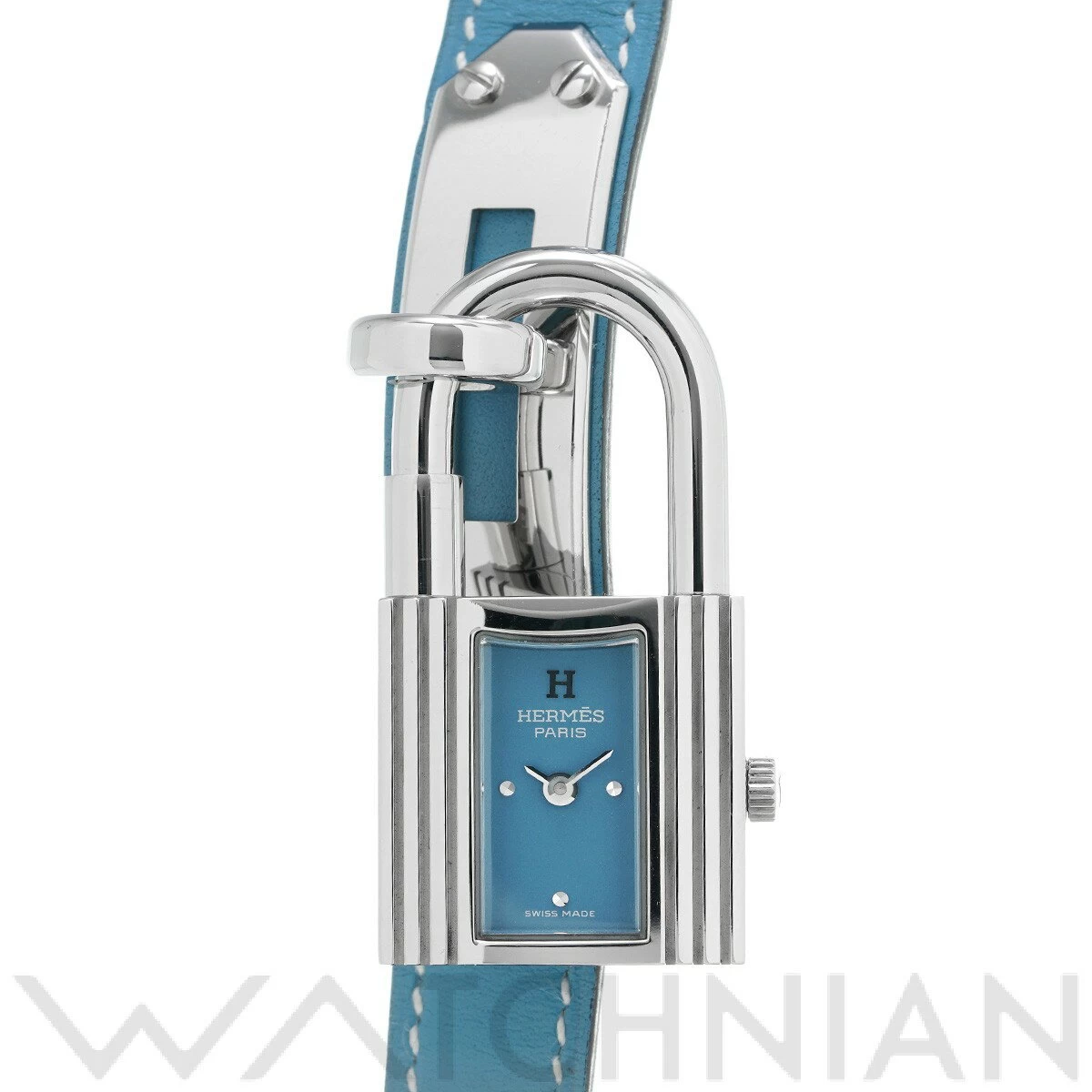  Hermes Hermes Kelly Watch KE1.210 Blue Ladies 