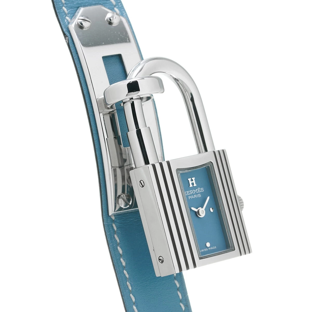  Hermes Hermes Kelly Watch KE1.210 Blue Ladies 