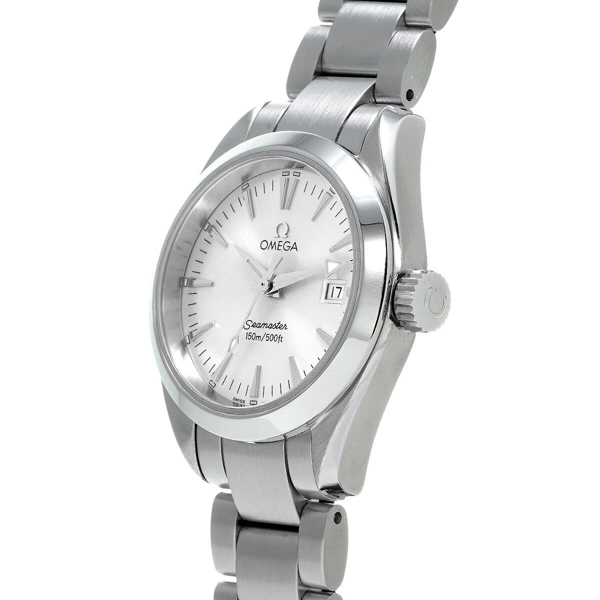  Omega OMEGA Seamaster Aqua Terra Quartz 2577.30 Silver Women 
