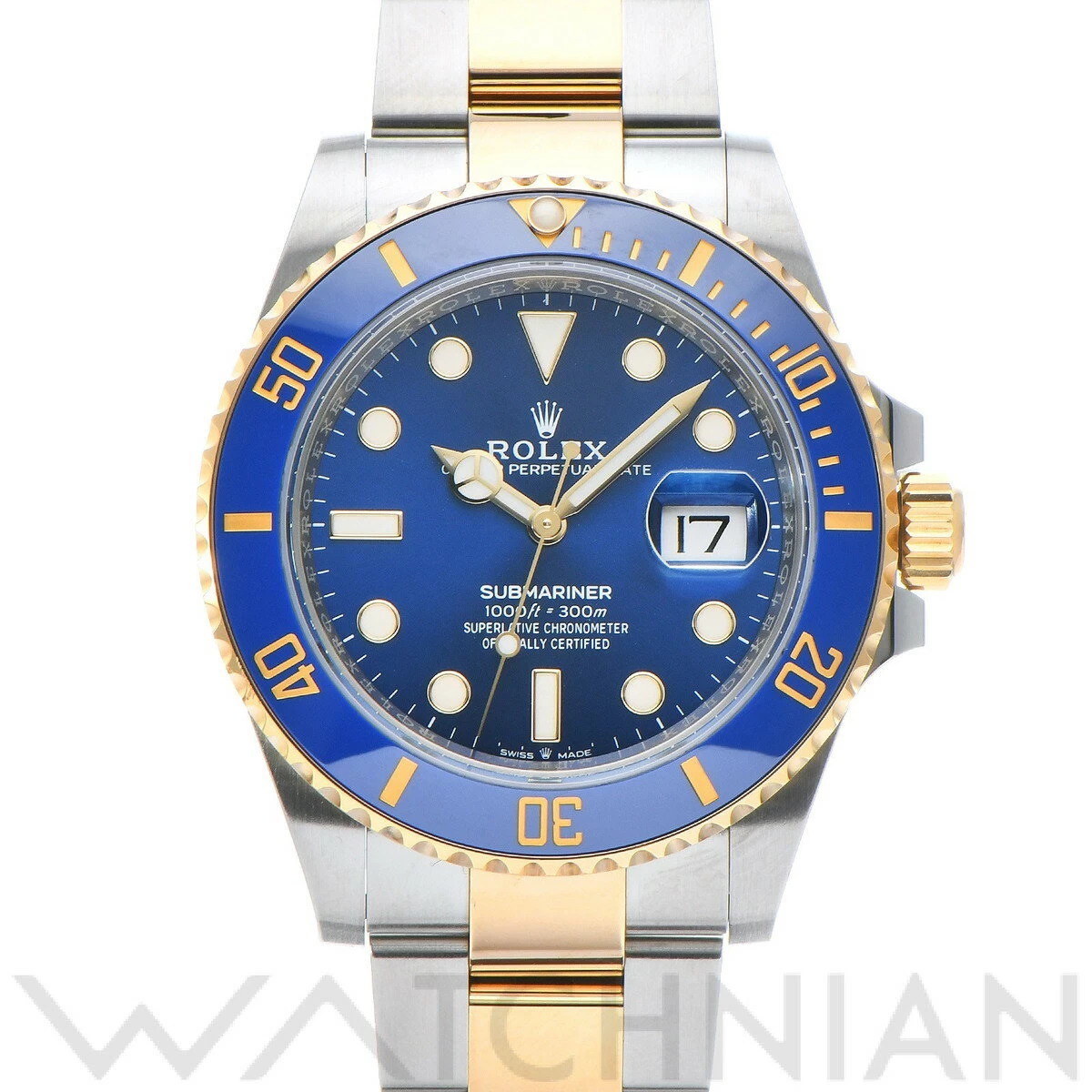  ROLEX ROLEX SUBMARINER DATE 126613LB RANDOM SERIAL ROYAL BLUE 
