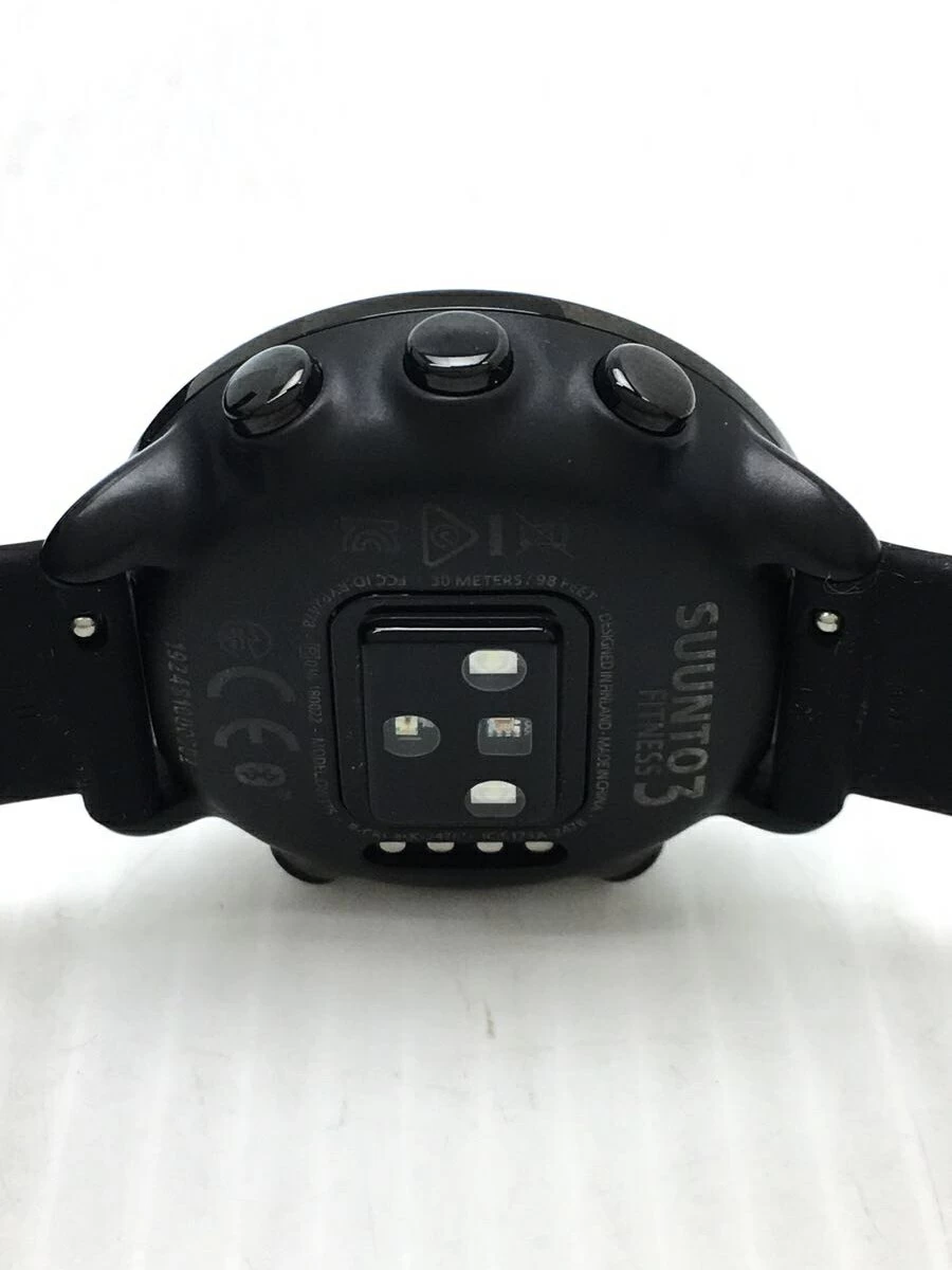 SUUNTO◆/ digital/rubber/BLK/BLK/SUUNTO 3 FITNESS ALL BLACK
