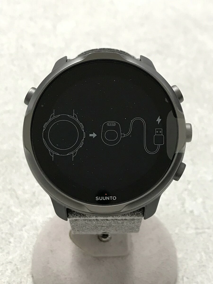 SUUNTO ◆ SUUNTO7/smart watch/graphite digital/rubber/BLK/GRY