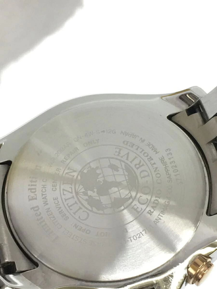 CITIZEN ◆ Solar/Analog/Stainless Steel/WHT Chronograph Radio Wave ECO-DRIVE LIMITED EDITION