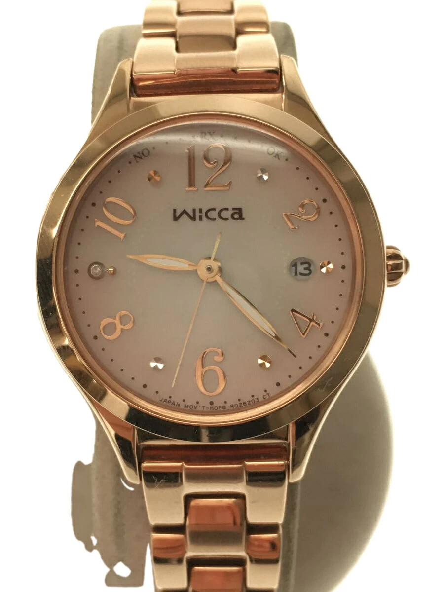 Wicca◆H0F6-R011227/solar/analog/stainless