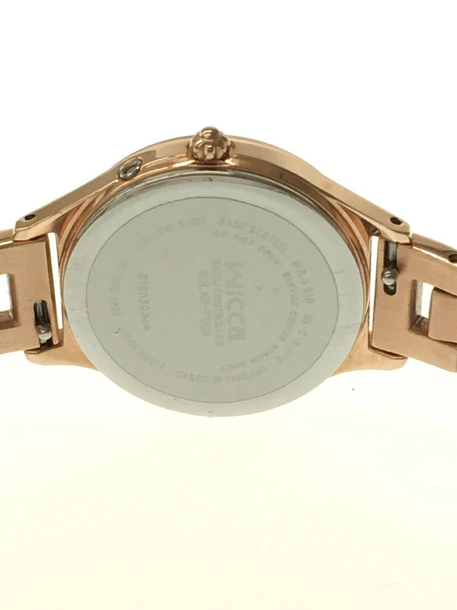 Wicca◆H0F6-R011227/solar/analog/stainless