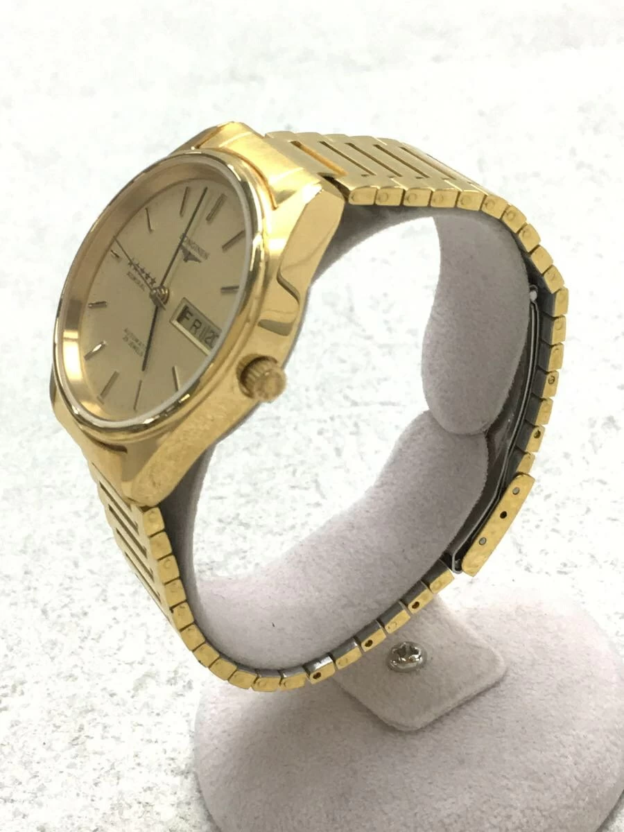 LONGINES ◆ ADMIRAL/Five Star/Missing Frame/Automatic/Analog/Stainless/Gold/L7 634
