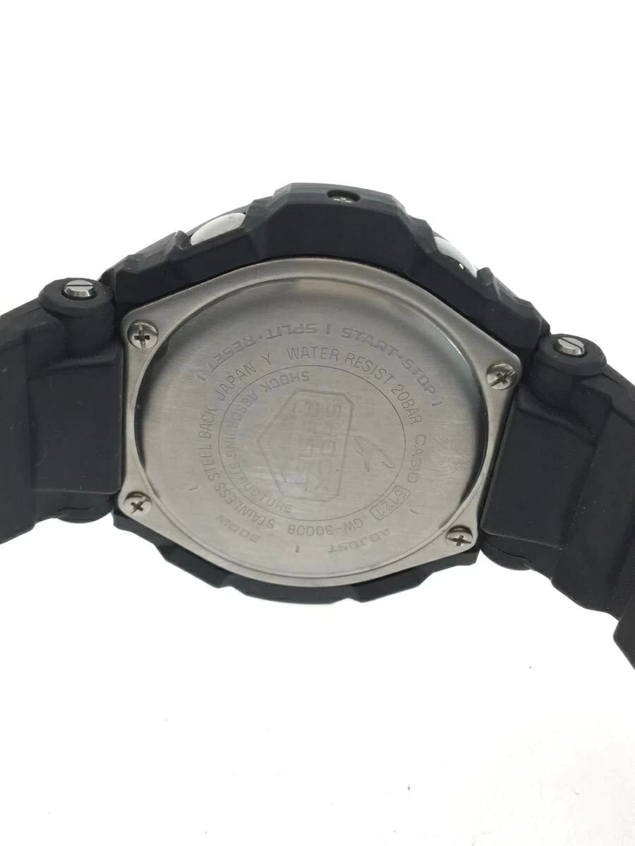 CASIO ◆ GW-3000B/Solar/Analog/Rubber/BLK