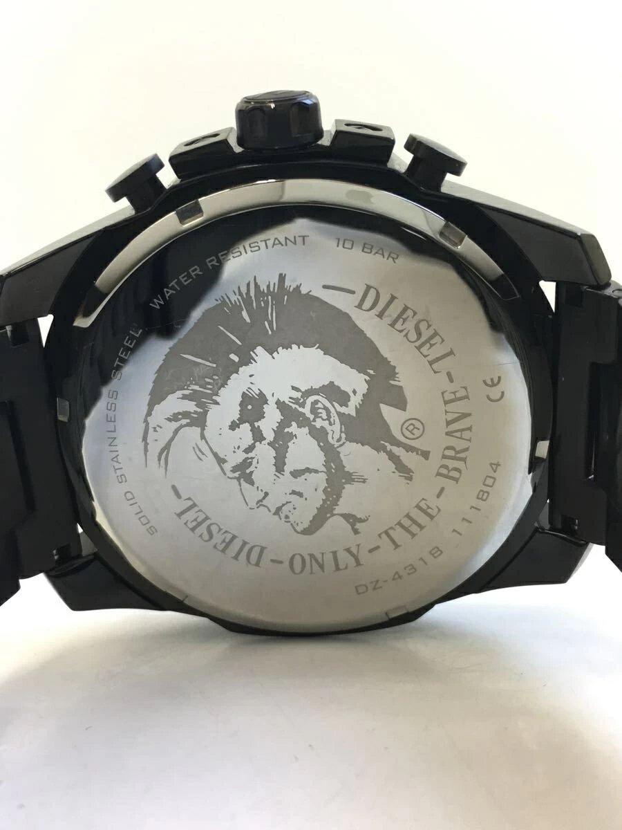 DIESEL ◆ Quartz/Analog/Stainless Steel/Black/DZ-4318CHIEF SERIES