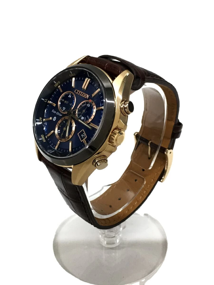 CITIZEN ◆ BZ1056-09L/Solar/Analog/BLU/BRW Chronograph ECO-DRIVE Eco-Drive