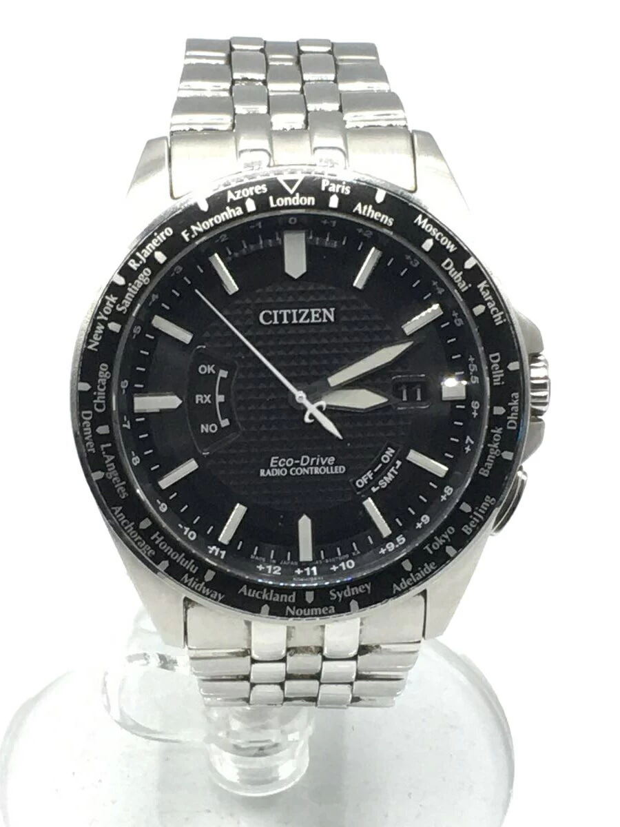 CITIZEN ◆ Eco-drive/with box/gusset included/with scratches/solar/analog/stainless steel