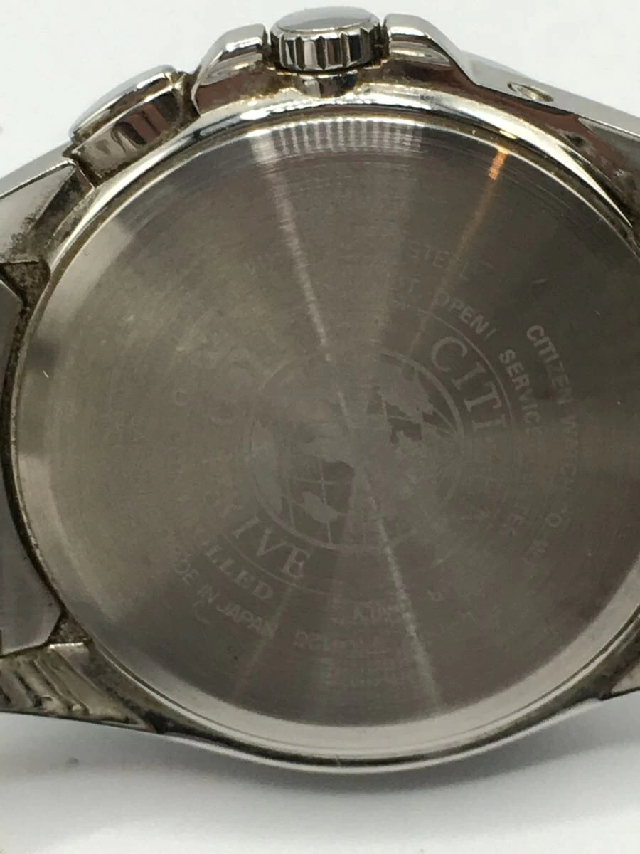 CITIZEN ◆ Eco-drive/with box/gusset included/with scratches/solar/analog/stainless steel