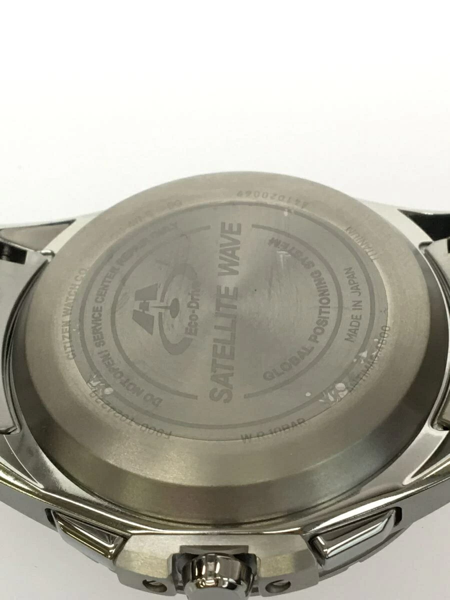 CITIZEN ◆ Solar/Analog/Titanium/GRY/SLV Chronograph Radio Wave Eco-Drive Eco-Drive Satellite Wave