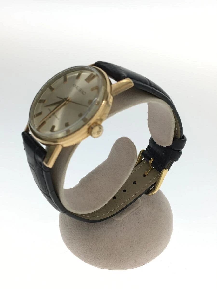SEIKO ◆ KINGSEIKO/KING SEIKO/MANUAL WRING/ANALOGUE/STAINLESS/GOLD/BLACK