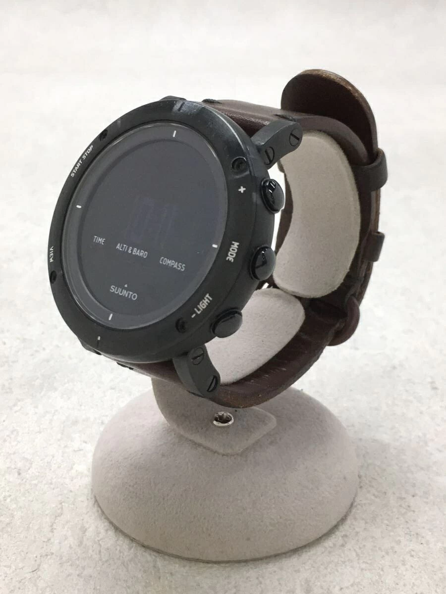 SUUNTO ◆ ESSENTIAL/belt feeling of use digital/leather/BLK