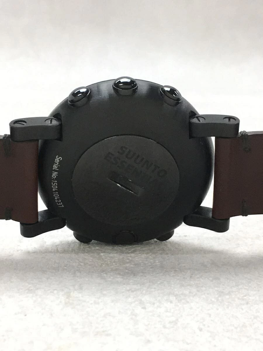 SUUNTO ◆ ESSENTIAL/belt feeling of use digital/leather/BLK