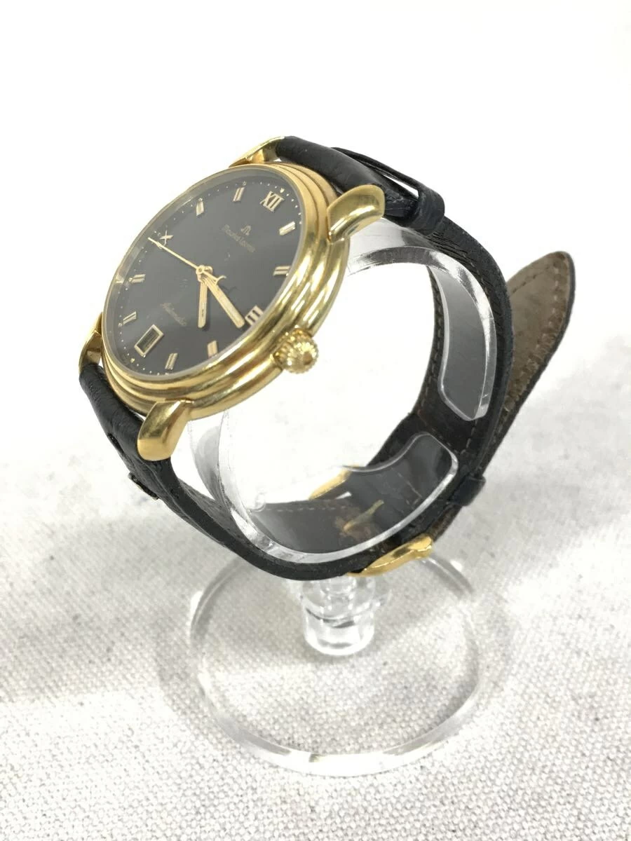 MAURICE LACROIX ◆ Quartz/Analog/Leather/BLK