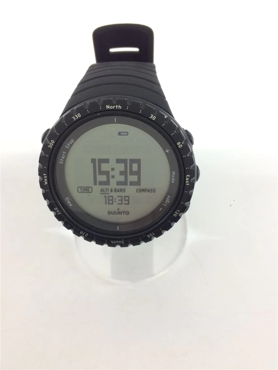 SUUNTO ◆ CORE ALU DEEP BLACK/SS018734000 DIGITAL/RUBBER/WHT/BLK