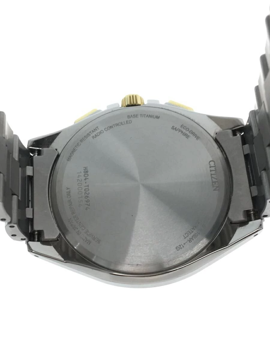 CITIZEN ◆ Eco Drive/ATSSA/AT8040 Series/Global Radio Controlled Watch/Houndstooth Lattice/Solar/Loco Chronograph ECO-DRIVE Atessa H804-T026974