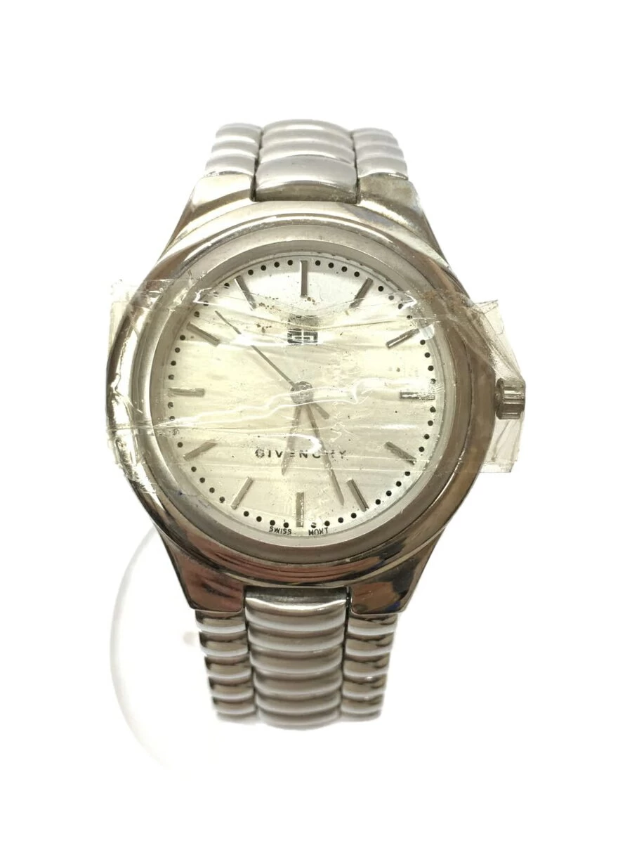 GIVENCHY ◆ Quartz/with box/with pane/analog/stainless steel/silver/KM.17.XV