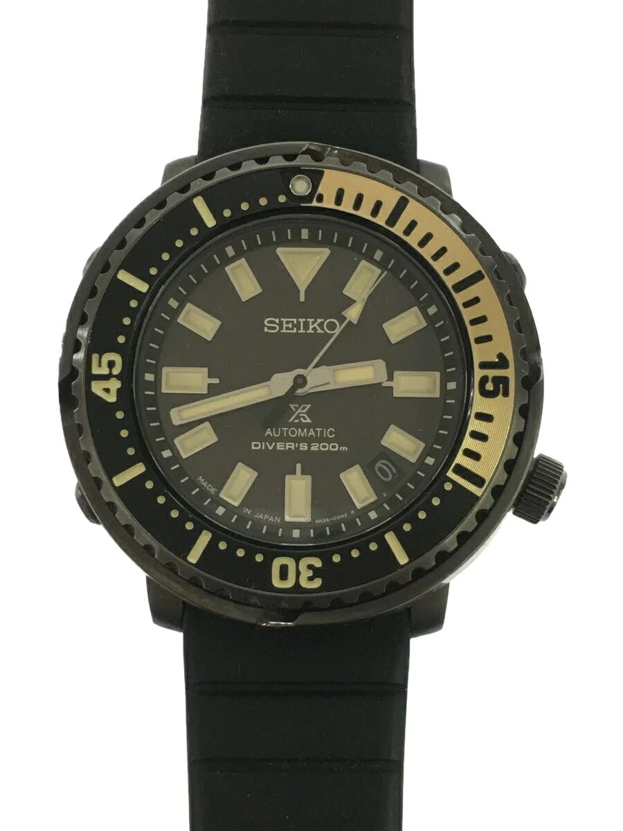 SEIKO ◆ 4R35-04R0/Automatic/Prospex Diver Scuba Street Series/Black