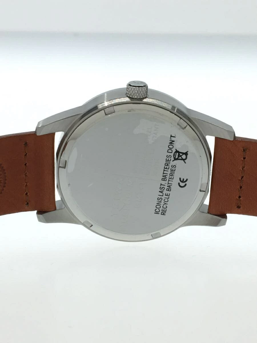 TRIWA ◆/analog/leather/silver/brown