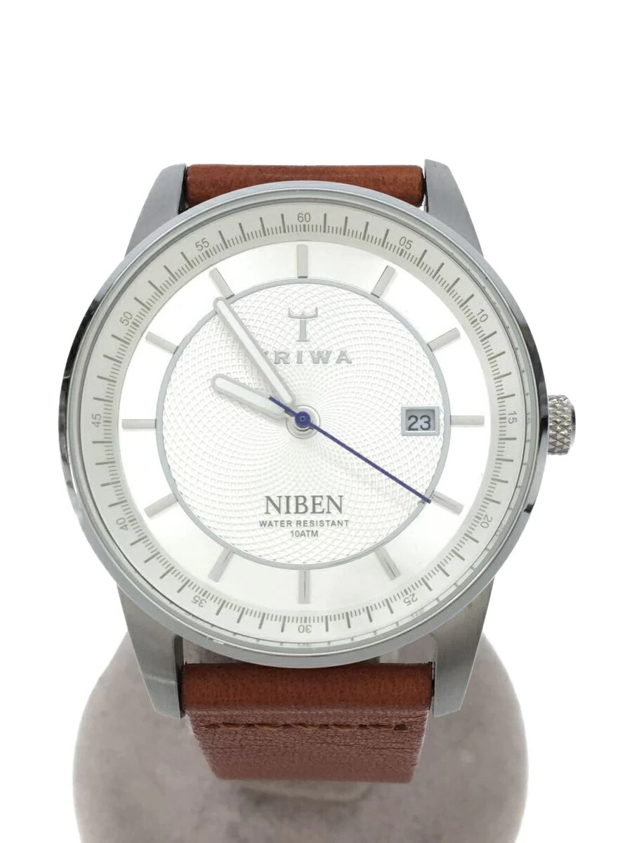 TRIWA ◆/analog/leather/silver/brown