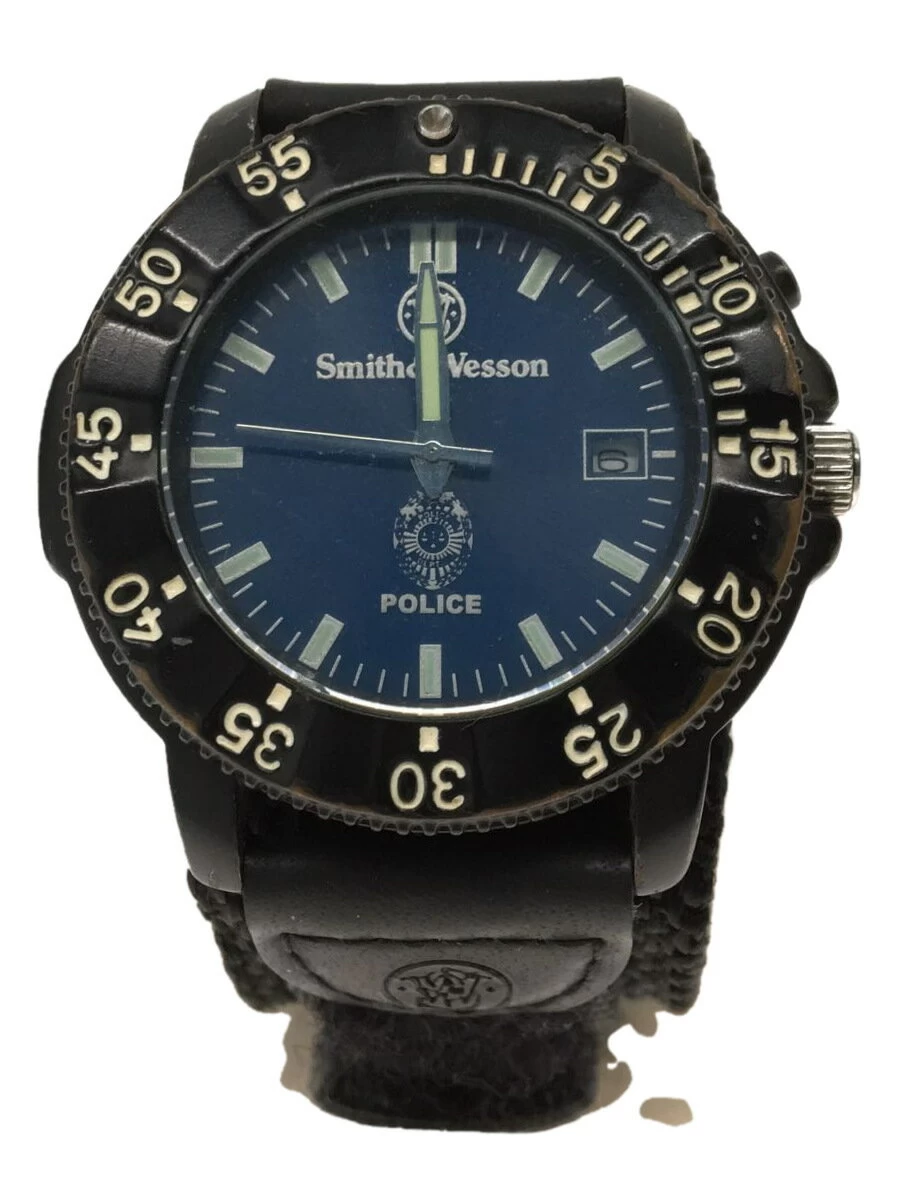 Smith&Wesson◆/ Analog/ BLU/ BLK/ Smith & Wesson