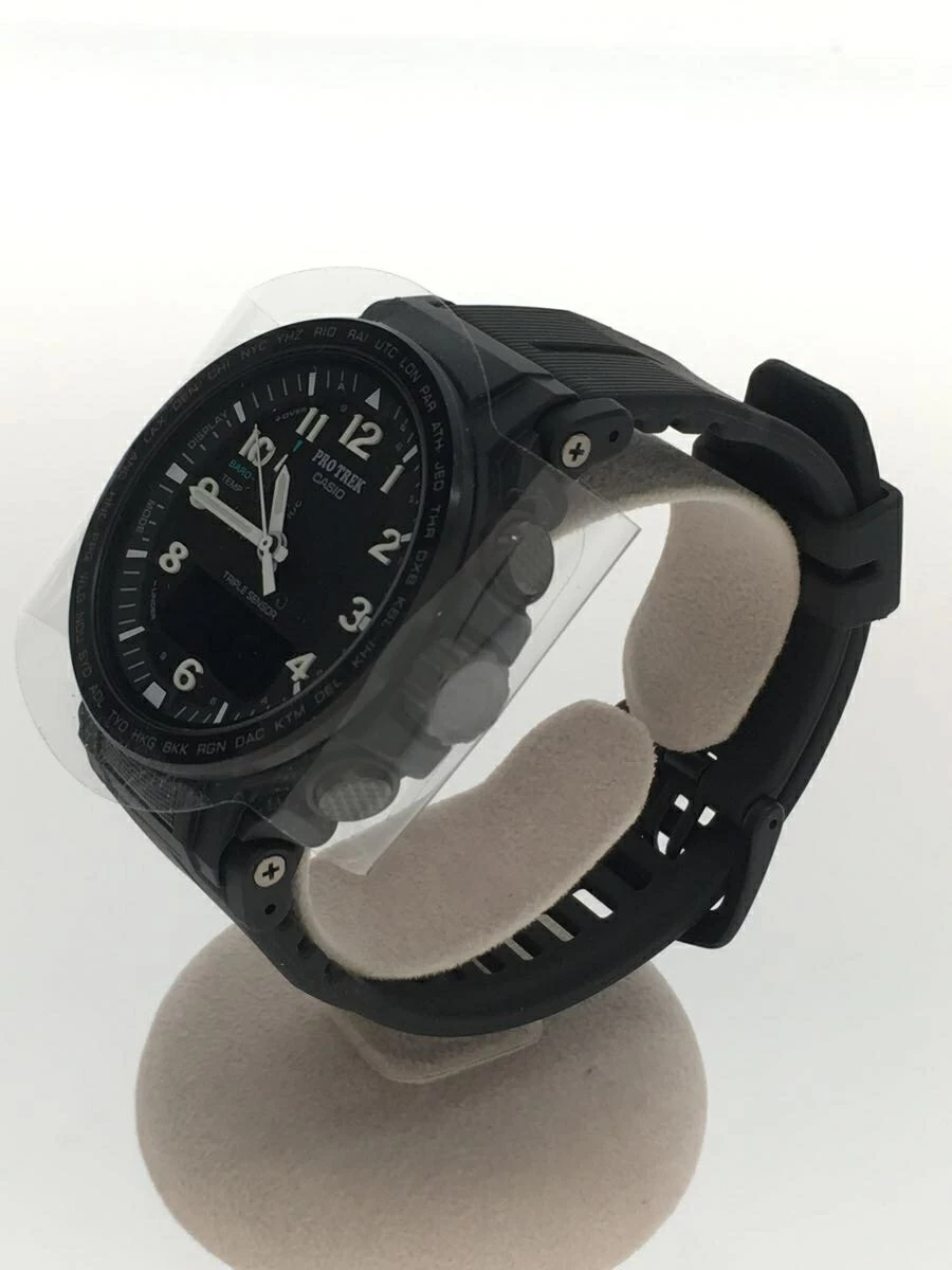 CASIO ◆ SOLAR_PRO TREK/DIGIANA/ --/BLK/BLK/BLACK/CASIO SECOND STREET