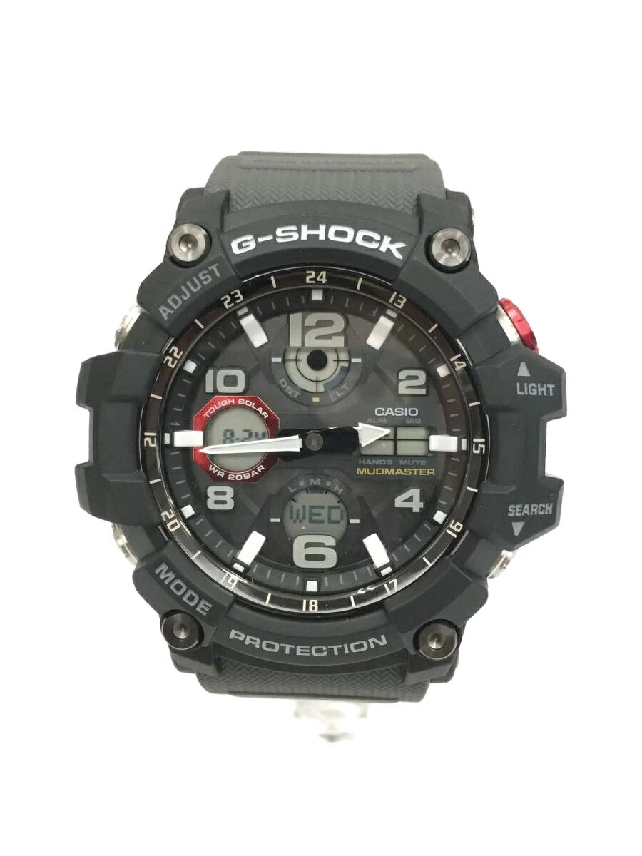CASIO ◆ MUDMASTER/Radio Wave Solar/GWG-100-1A8JF/Digiana/GRY/G-SHOCK